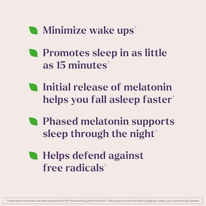 Natrol 10 mg Melatonin Gummies, Zeitfreisetzende Schlafgummis für Erwachsene, Minimiert Aufwachphasen, Erdbeergeschmack, 35 Stück, 35-Tage-Vorrat