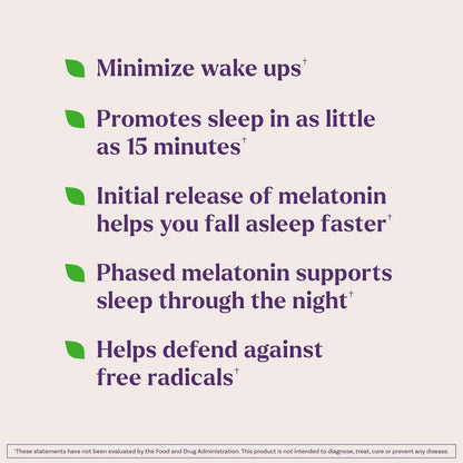 Natrol 10 mg Melatonin Gummies, Zeitfreisetzende Schlafgummis für Erwachsene, Minimiert Aufwachphasen, Erdbeergeschmack, 35 Stück, 35-Tage-Vorrat