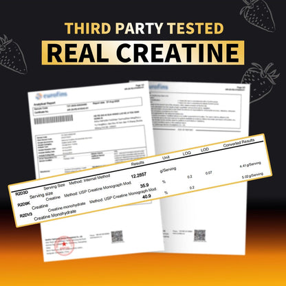 Nutravita NSF-zertifizierte Creatine Gummibärchen - Creatin-Monohydrat-Gummis für Männer und Frauen - 5 g Creatin-Monohydrat pro Portion - Zuckerfrei, Vegan, Erdbeergeschmack, 120 Stück
