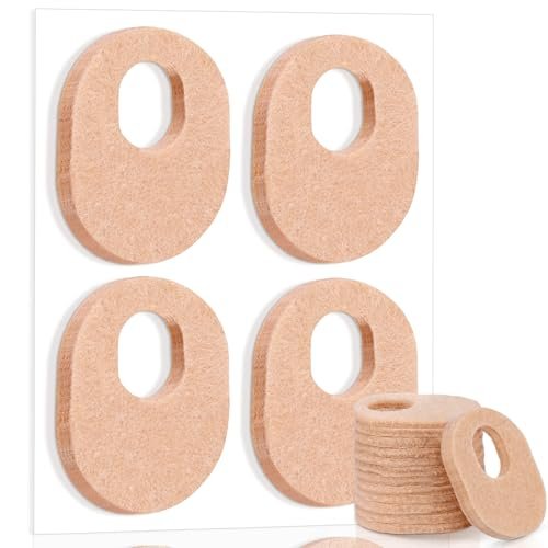 WILLBOND 48er Pack Hornhautpads, weich, 1/4 Zoll dick, oval, mit Kleber, für Männer und Frauen, zur Schmerzlinderung (Nude, 1/4 Zoll)