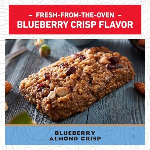 CLIF BAR – Energie- und Proteinriegel – Blaubeer-Mandel-Crisp – Mit Bio-Hafer – Non-GMO – (10er Pack)