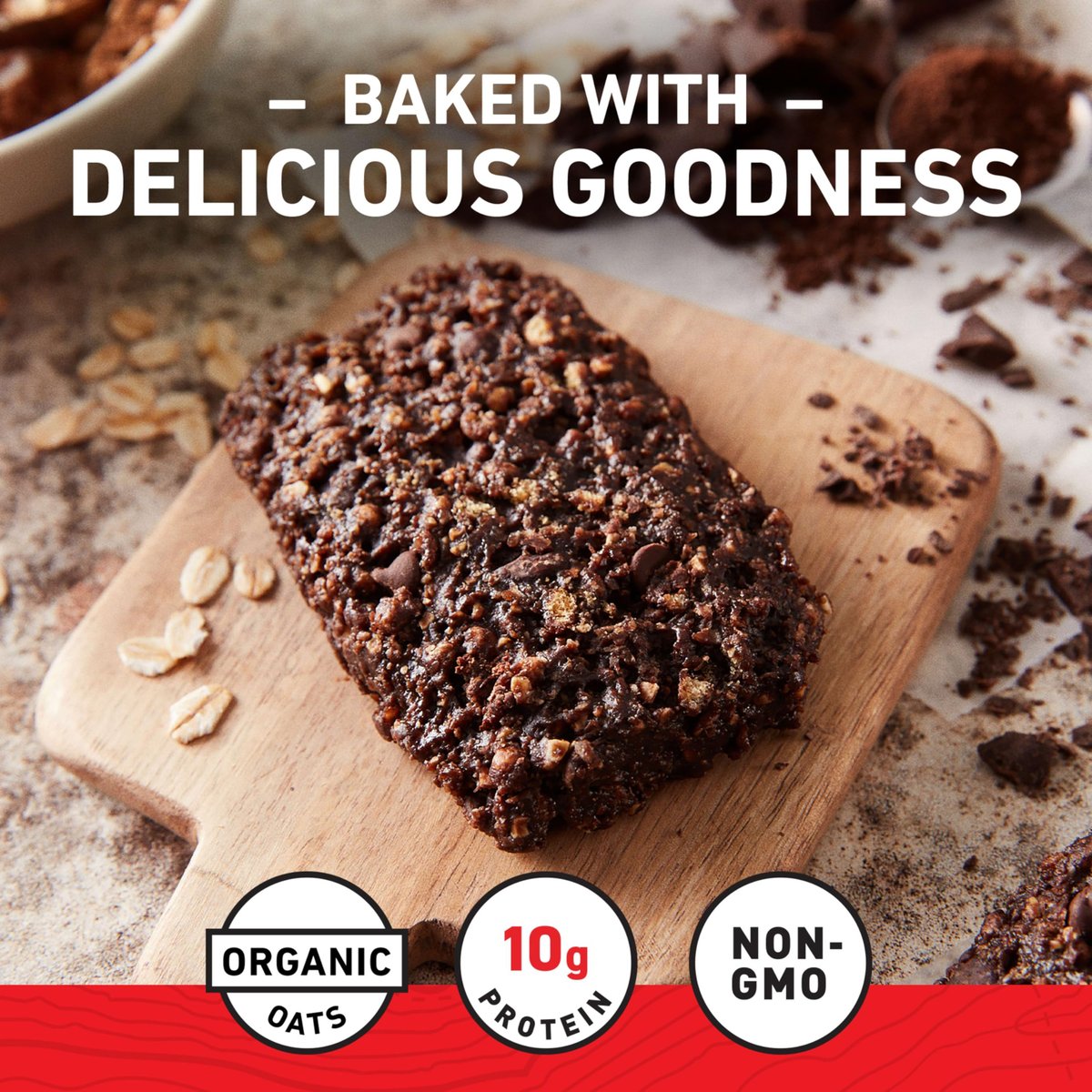 CLIF BAR Energieriegel – Chocolate Brownie – mit Hafer aus biologischem Anbau – 15er-Pack