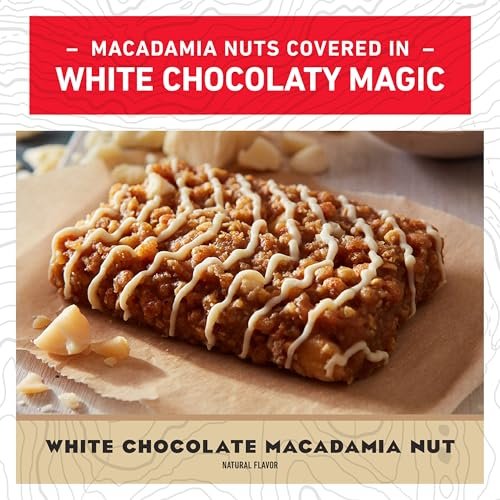 CLIF BAR Energie- und Proteinriegel – Weiße Schokolade Macadamianuss – mit Bio-Hafer – 15er-Pack