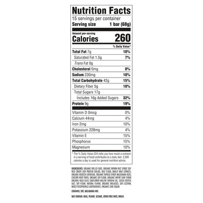 CLIF BAR Energie- und Proteinriegel – Weiße Schokolade Macadamianuss – mit Bio-Hafer – 15er-Pack