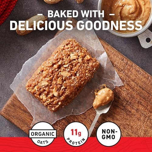 CLIF BAR – Energie- & Proteinriegel – Knusprige Erdnussbutter – mit Hafer aus biologischem Anbau – Energieriegel – Non-GMO – (15er Pack)