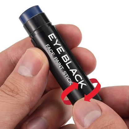 DALVGFN DREIFARBIGER EYE BLACK STICK – Blendschutz für Baseball, Football, Softball, Lacrosse – Schweißfestes Augenschwarz – Glatte & langanhaltende Farbe