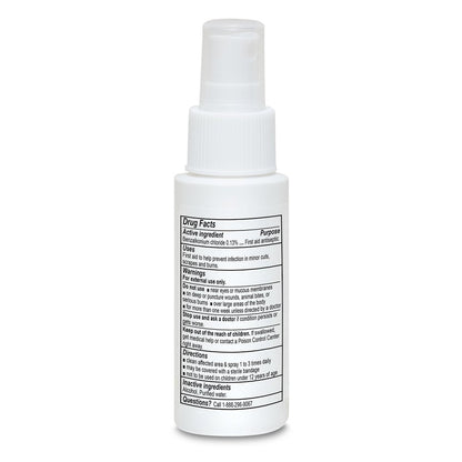 Globe Erste Hilfe Antiseptisches Spray, Wundreiniger, Benzalkoniumchlorid für kleine Schnitte, Schürfwunden und Verbrennungen, 60 ml (1)