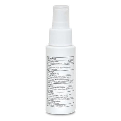 Globe Erste Hilfe Antiseptisches Spray, Wundreiniger, Benzalkoniumchlorid für kleine Schnitte, Schürfwunden und Verbrennungen, 60 ml (1)
