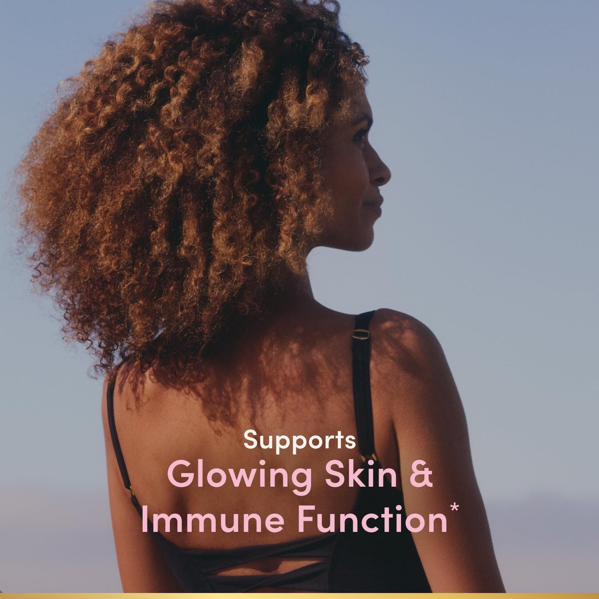 Nature's Bounty Vitamin C und Hyaluronsäure Kapseln – Für strahlende Haut, Immunsystem & Kollagenproduktion, 120 Kapseln (60 Tage Vorrat)
