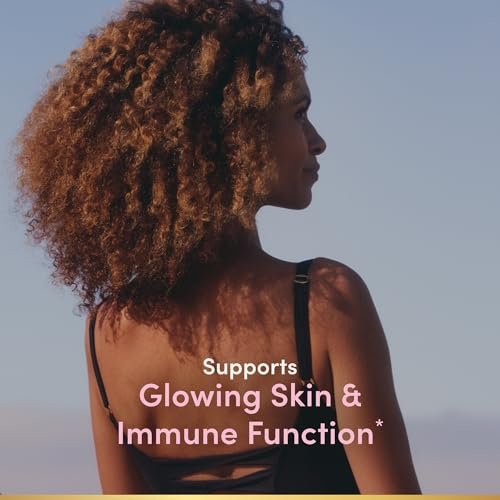 Nature's Bounty Vitamin C und Hyaluronsäure Kapseln – Für strahlende Haut, Immunsystem & Kollagenproduktion, 120 Kapseln (60 Tage Vorrat)