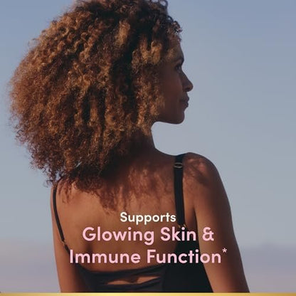 Nature's Bounty Vitamin C und Hyaluronsäure Kapseln – Für strahlende Haut, Immunsystem & Kollagenproduktion, 120 Kapseln (60 Tage Vorrat)