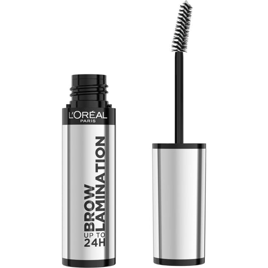L'Oreal Paris Infallible Up To 24H Wear Brow Lamination – Wasserfestes, langanhaltendes Augenbrauen-Gel, transparent, 0,16 Fl Oz