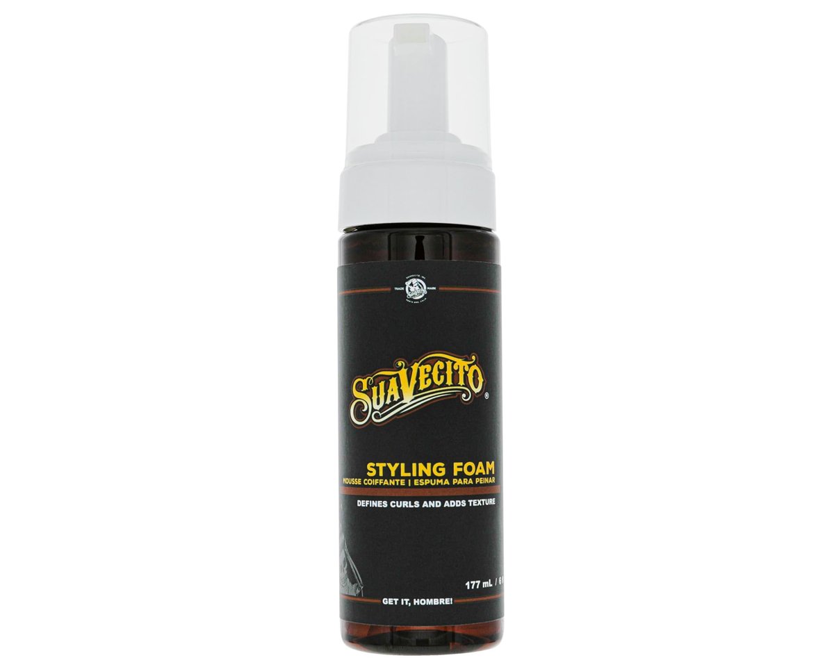Suavecito Styling Foam Mousse – Definition für Locken, Glanz & Volumen – Sulfatfrei, glutenfrei, parabenfrei