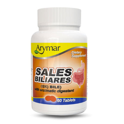Arymar Sales Biliares Ox Galle mit Verdauungsenzymen 60 Tabletten
