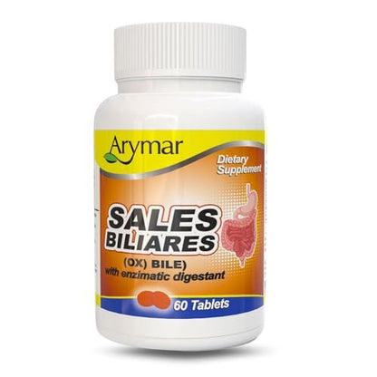 Arymar Sales Biliares Ox Galle mit Verdauungsenzymen 60 Tabletten