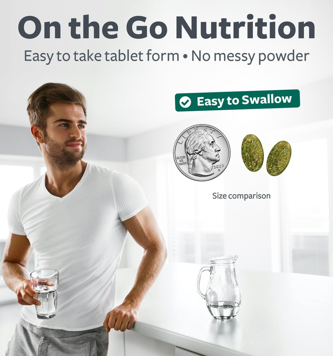Bio Super Greens Pulver – Organische Früchte & Gemüse für Erwachsene mit 28 Superfoods, vegan & non-GMO (1-Monatsvorrat)