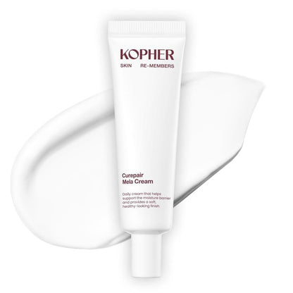 Kopher Curepair Mela Cream [4ever Edition] – Beruhigende & reparierende Feuchtigkeitscreme für empfindliche Haut mit 10GF, Rötungen lindernd, Stärkung der Hautbarriere, Koreanische Hautpflege (35 ml)