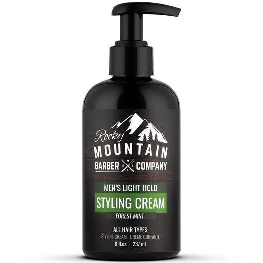 Herren Haarstyling-Creme – Stylen Sie Ihre Haare in Sekunden - Schnellstyling-Produkt mit leichtem, umformbarem Halt & geringem Glanz für moderne Frisuren - ohne künstlichen Duft - für alle Haartypen - 236 ml