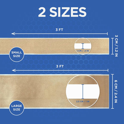 Cut2Fit Klebebandagen – Flexible Stoffbandage für Wundversorgung & Erste Hilfe, Lang haftend & Atmungsaktiv – Individuelle Größe für kleine Schnitte & Schrammen, 1 Meter Länge (Klein)