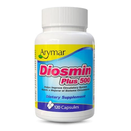 Arymar Diosmin Plus 500 – Kreislauf-Unterstützung, 500 mg, 120 Kapseln