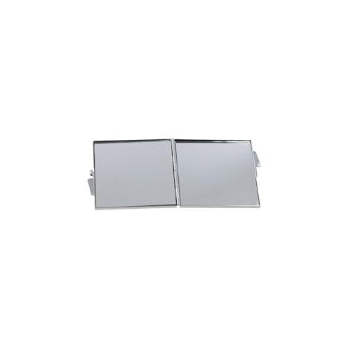 Zaoalife Tragbarer Klappspiegel im Mini-Format – Quadratischer Rhinestone-Kompaktspiegel für Reisen, für Damen und Herren