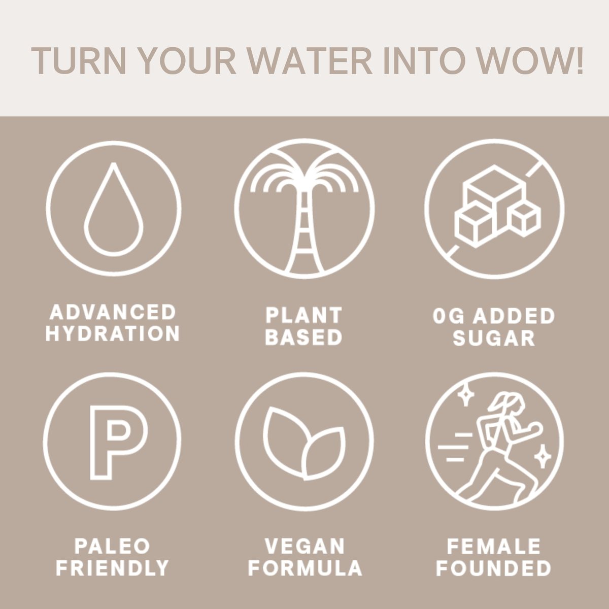 Cure Hydration Pflanzliches Elektrolyt-Getränkepulver | Ohne Zuckerzusatz | Dehydrierungslinderung | Kokoswasserpulver | FSA-HSA-fähig | Nicht-GMO, Vegan | 8 Beutel – Tropical Punch