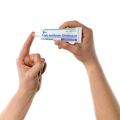 Globe Lidocaine First Aid Antibiotic Salbe 1 Oz – Maximale Schmerzlinderung & Infektionsschutz – Betäubt die Haut schnell mit Lidocain – Für Notfälle & Infektionsschutz