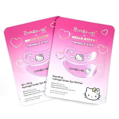 The Crème Shop x Hello Kitty Daily Skinsuperstars Hautpflege-Set – Koreanisches Skincare-Set mit Gesichtsmasken und Augenpflastern (6-teilig)