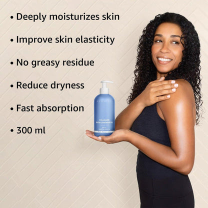 New Miuz Collagen InShower Body Conditioner – Feuchtigkeitsspendendes Pflegeöl für die Dusche mit Haferflocken, Honig & Vanille (10,14 fl oz)