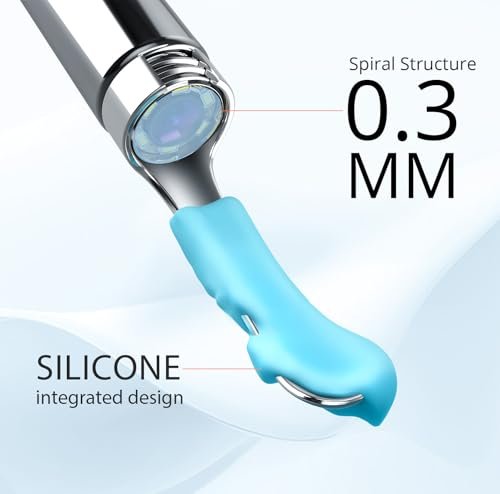 BEBIRD Offizielles R1 Original Zubehör – 10 Ersatzspitzen für nasse/trockene Ohrenreinigung – Ohrlöffel-Aufsätze kompatibel mit BEBIRD R1/M9/R3/X3/W3/D3Pro/T15/C3 (Neue Spiralstruktur!)