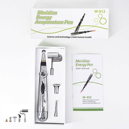Akupunkturstift Elektronisch, 5-in-1 Energie-Massagegerät für Frauen und Männer