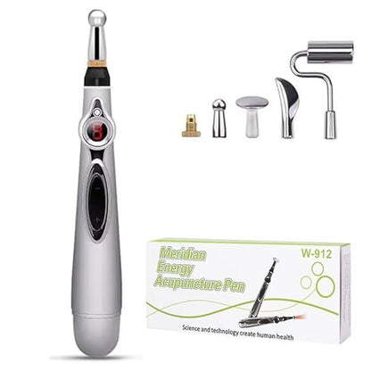Akupunkturstift Elektronisch, 5-in-1 Energie-Massagegerät für Frauen und Männer