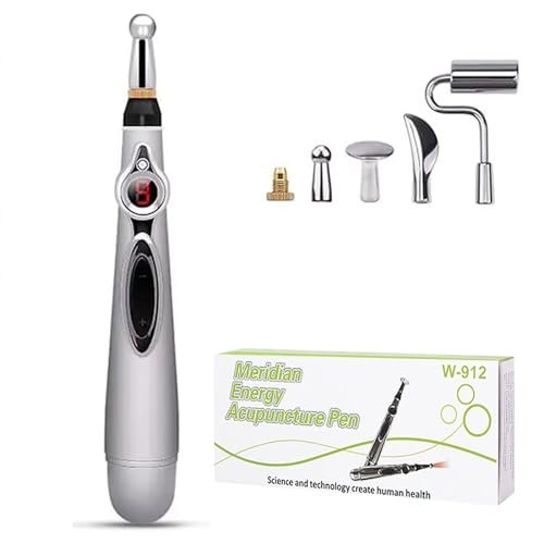 Akupunkturstift Elektronisch, 5-in-1 Energie-Massagegerät für Frauen und Männer