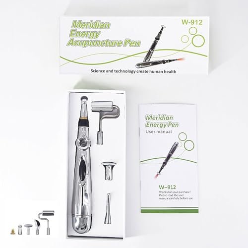 Akupunkturstift Elektronisch, 5-in-1 Energie-Massagegerät für Frauen und Männer