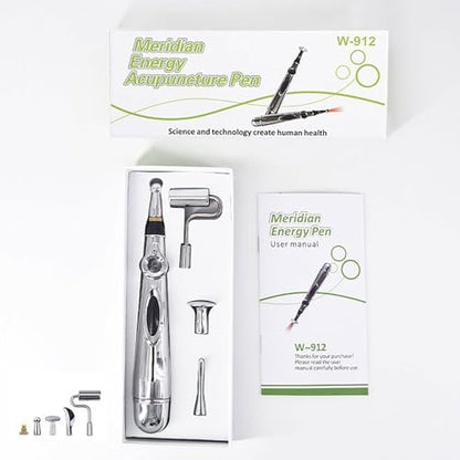Akupunkturstift Elektronisch, 5-in-1 Energie-Massagegerät für Frauen und Männer