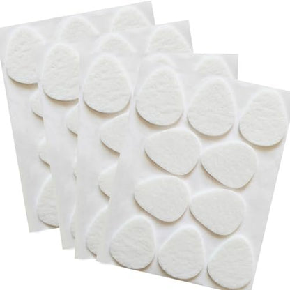 Misorita Metatarsal Pads für Damen und Herren, 40 Stück, Filz-Ballenpolster, selbstklebende Fußballenauflagen, Fußpolster für Vorfuß- und Sohlenunterstützung, Metatarsalgie Morton Neurom