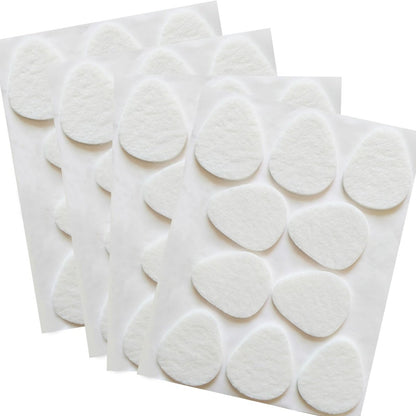 Misorita Metatarsal Pads für Damen und Herren, 40 Stück, Filz-Ballenpolster, selbstklebende Fußballenauflagen, Fußpolster für Vorfuß- und Sohlenunterstützung, Metatarsalgie Morton Neurom