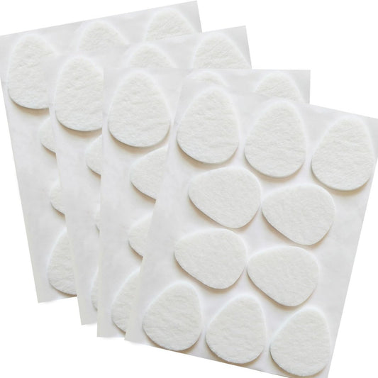Misorita Metatarsal Pads für Damen und Herren, 40 Stück, Filz-Ballenpolster, selbstklebende Fußballenauflagen, Fußpolster für Vorfuß- und Sohlenunterstützung, Metatarsalgie Morton Neurom