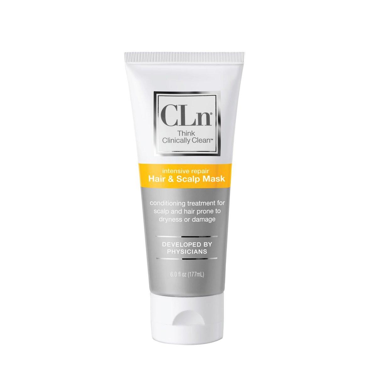 CLn® Haar- und Kopfhaut-Maske Conditioner - Tiefenpflege für trockenes und strapaziertes Haar, paraben- und farbstofffrei, mit Eukalyptusduft, 177 ml