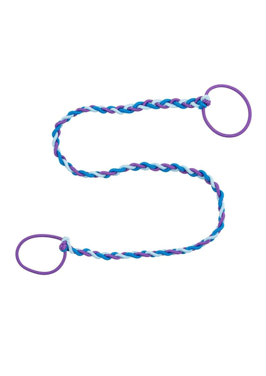 Rip Tie Extra Lange Knotenfreie Haargummis für Damen, Nylon Haarelastic, Buntes Haaraccessoire - Wie bei Shark Tank gesehen - Für sehr langes oder dickes Haar - 1 Stück Wasserripple