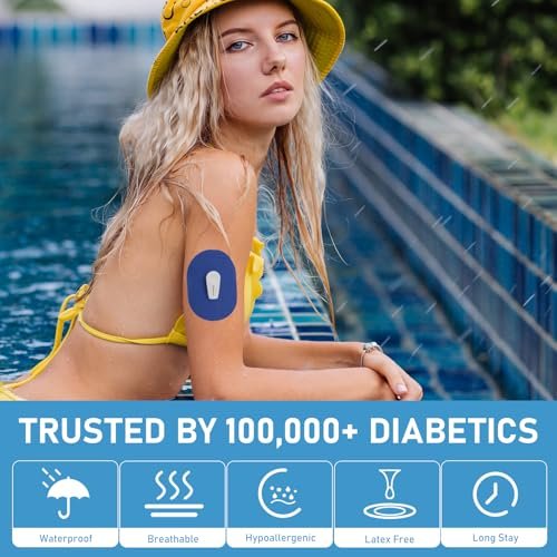 ANGTICS Dexcom G6 Klebepflaster Wasserdicht, 30 Stück Mehrfarbig Overpatch für Dexcom G6, Premium Transparente G6 Abdeckpflaster, Hypoallergen & Hautfreundlich, Sensor NICHT enthalten