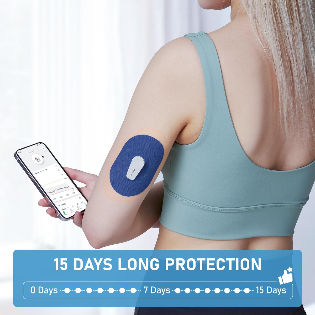 ANGTICS Dexcom G6 Klebepflaster Wasserdicht, 30 Stück Mehrfarbig Overpatch für Dexcom G6, Premium Transparente G6 Abdeckpflaster, Hypoallergen & Hautfreundlich, Sensor NICHT enthalten