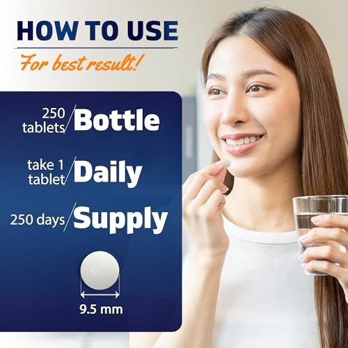 Vitamatic Koffein Tabletten 200 mg pro Portion, 250 Vegetarische Tabletten
