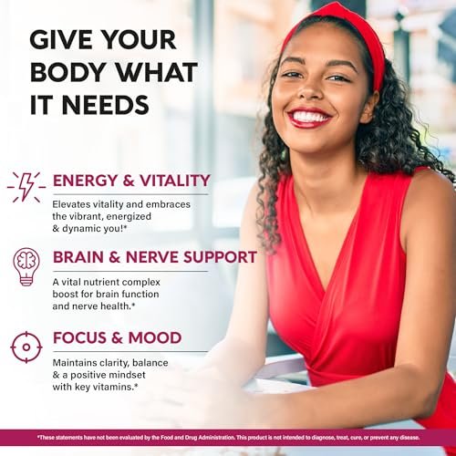 USDA Organic Vitamin B-Komplex Liquid Spray 8-in-1 – B5 Pantothensäure | B12 Methylcobalamin | B1 Thiamin | B6 Pyridoxin | B7 Biotin | B9 Folsäure | B3 Niacinamid – Beerengeschmack – 60 ml