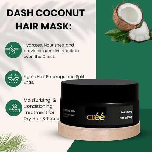 Créé Re-Integra Lumini System | Elastin | Kokosöl Haarmaske (300 g)