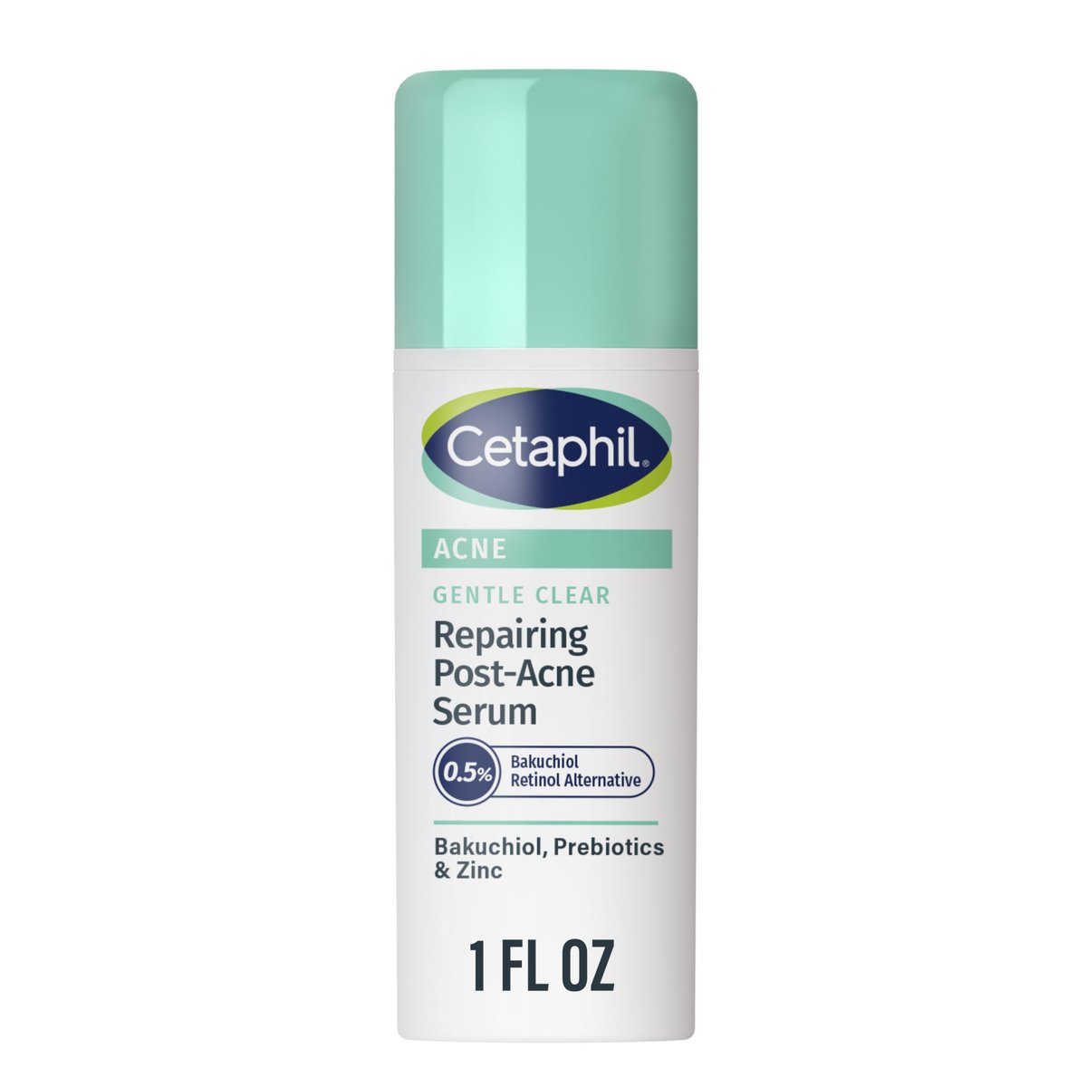 CETAPHIL Gentle Clear Repairing Post-Acne Serum, Retinol-Alternative, Ölfreies Serum für empfindliche Haut, 30 ml, mit Bakuchiol, verbessert Hautton & Post-Akne-Male, von Dermatologen empfohlene Marke