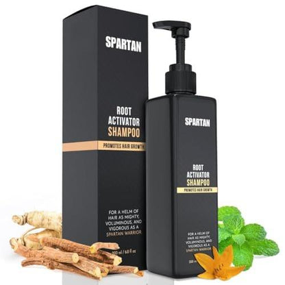 SPARTAN™ Root Activator Shampoo für Männer – Haarwuchsshampoo gegen Haarausfall und dünner werdendes Haar