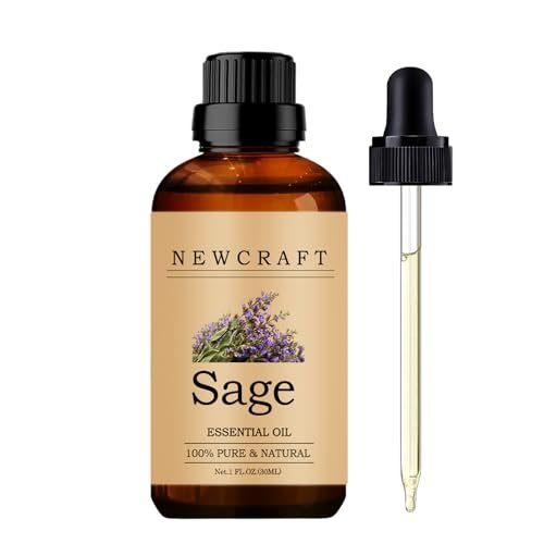 Salbei Ätherisches Öl, 100% rein und natürlich, für Aromatherapie-Diffuser, 30 ml