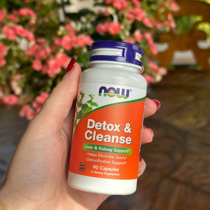 NOW Foods Detox & Cleanse – 90 vegane Kapseln zur Unterstützung von Leber und Nieren