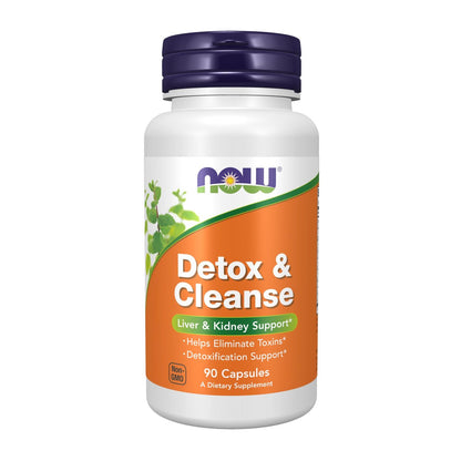 NOW Foods Detox & Cleanse – 90 vegane Kapseln zur Unterstützung von Leber und Nieren